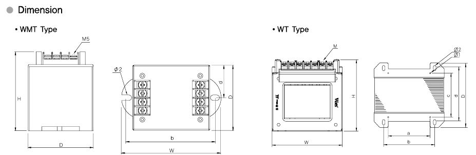 Biến Áp 1P 20VA Woonyoung - WY42-20AW